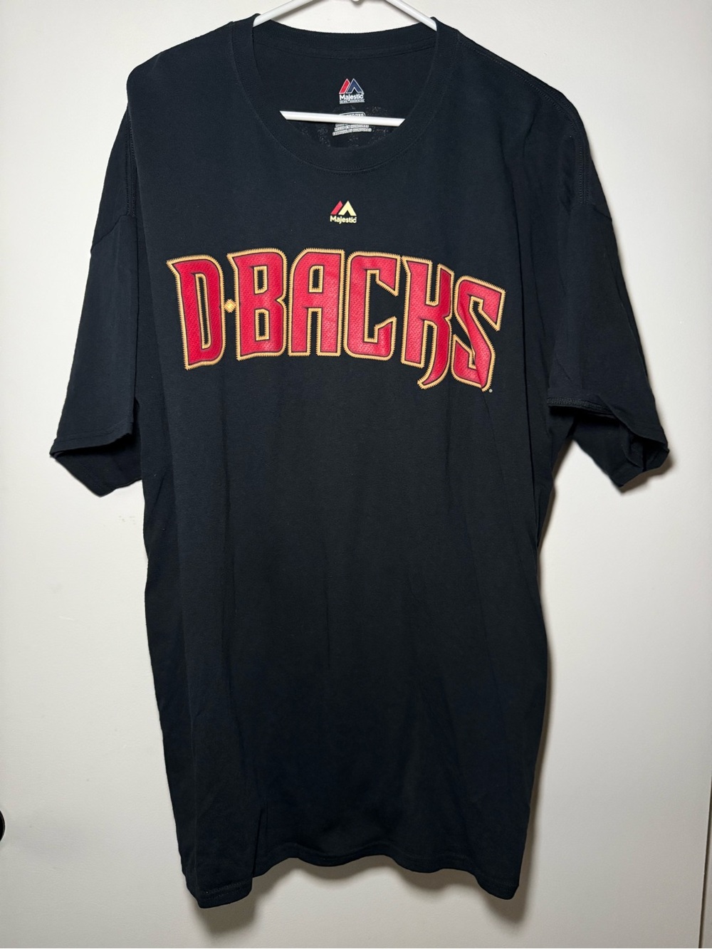 Majestic Arizona Diamondbacks Paul Goldschmidt T-Shirt Black Mens 2XL